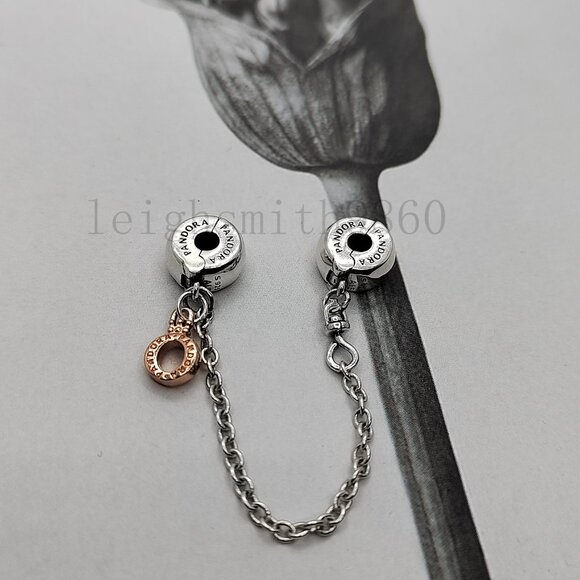 Pandora Dangling Crown O Safety Chain Charm - Picture 6 of 6